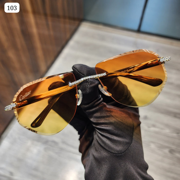 Moissanite Diamond Sunglasses