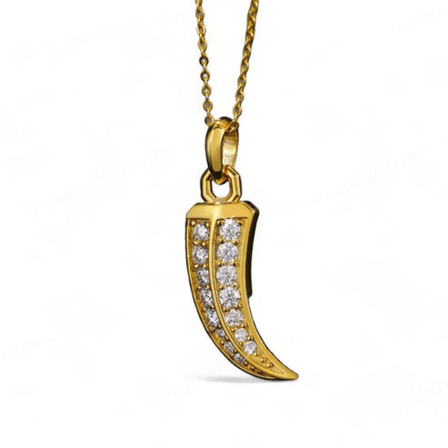 Hip Hop 925 Sterling Silver Moissanite Diamond Roman Style Claw Pendant