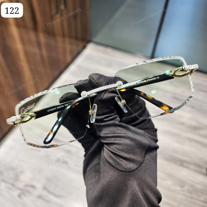 Hip Hop Moissanite Custom Sunglasses