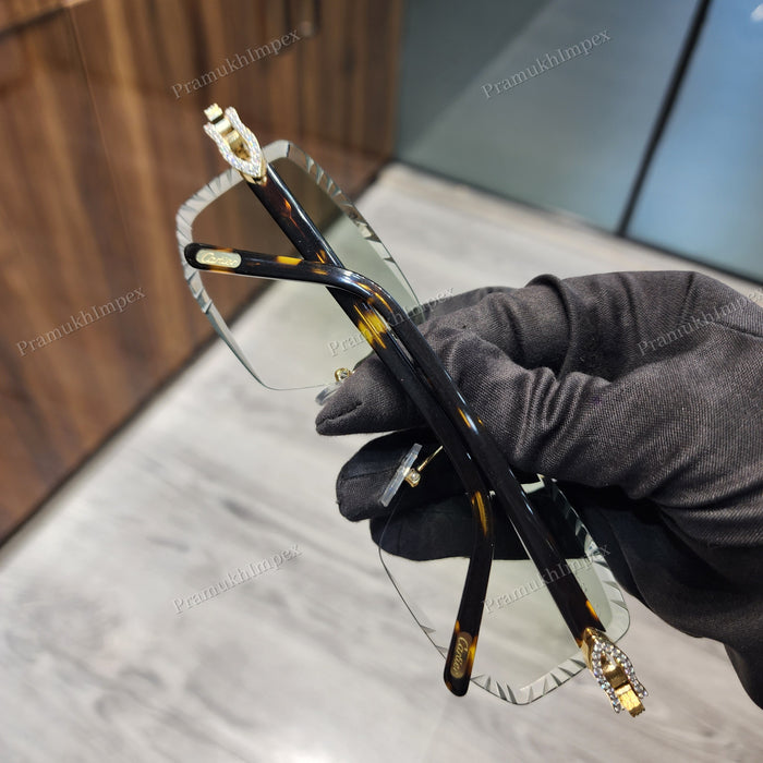 Hip Hop Moissanite Custom Sunglasses