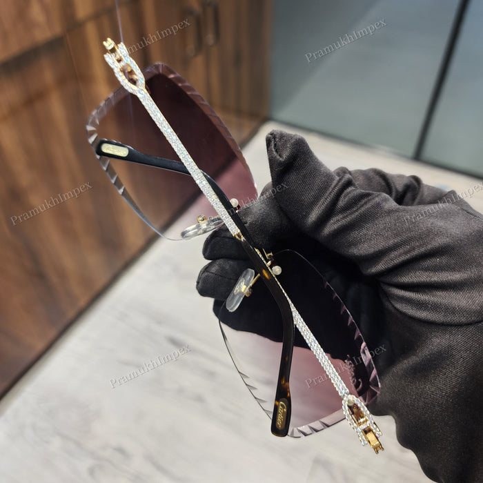 GRA Certified Moissanite Hip Hop Sunglasses