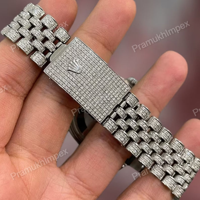 Moissanite Custom Iced Out Hip hop Watch