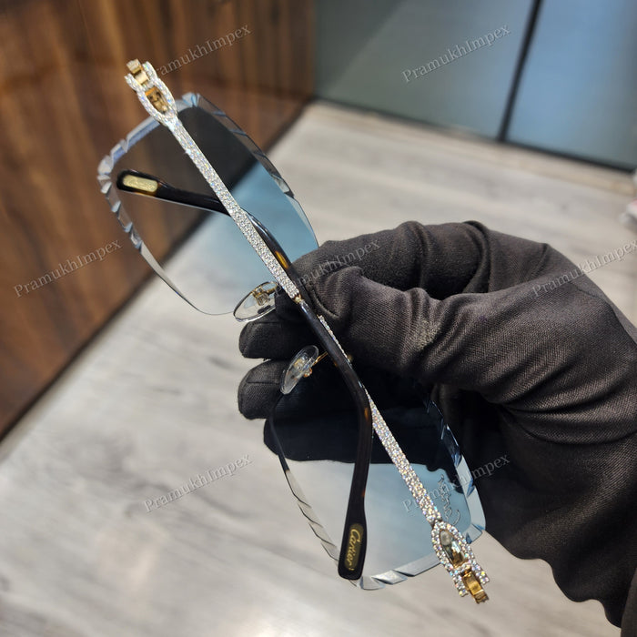 Moissanite Diamond Custom Sunglasses