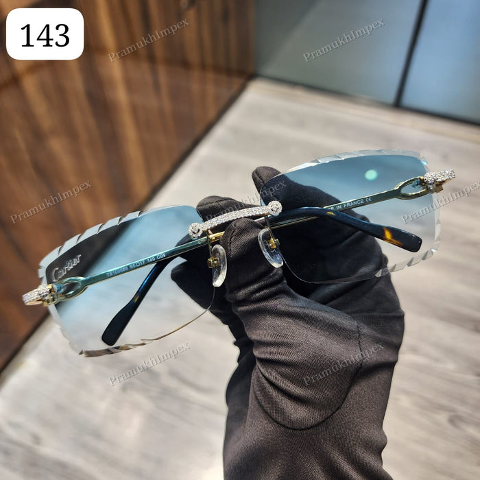 Moissanite Diamond Custom Sunglasses