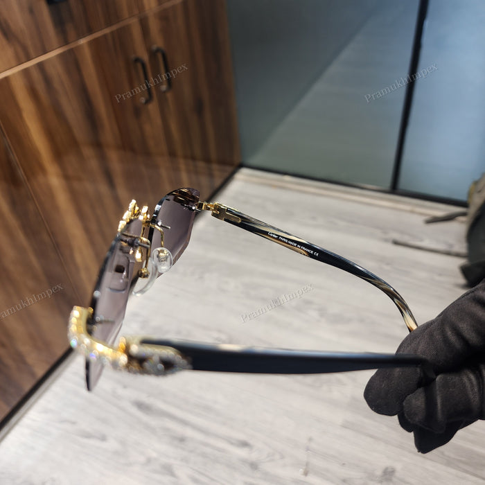 Customized Handmade Diamond Sunglasses For Rappers