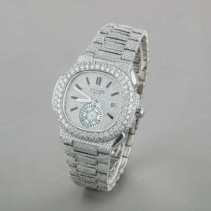 Moissanite Fully Iced Out Watch