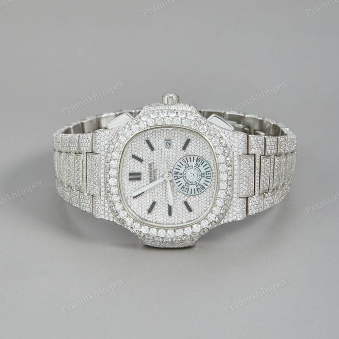 Moissanite Fully Iced Out Watch