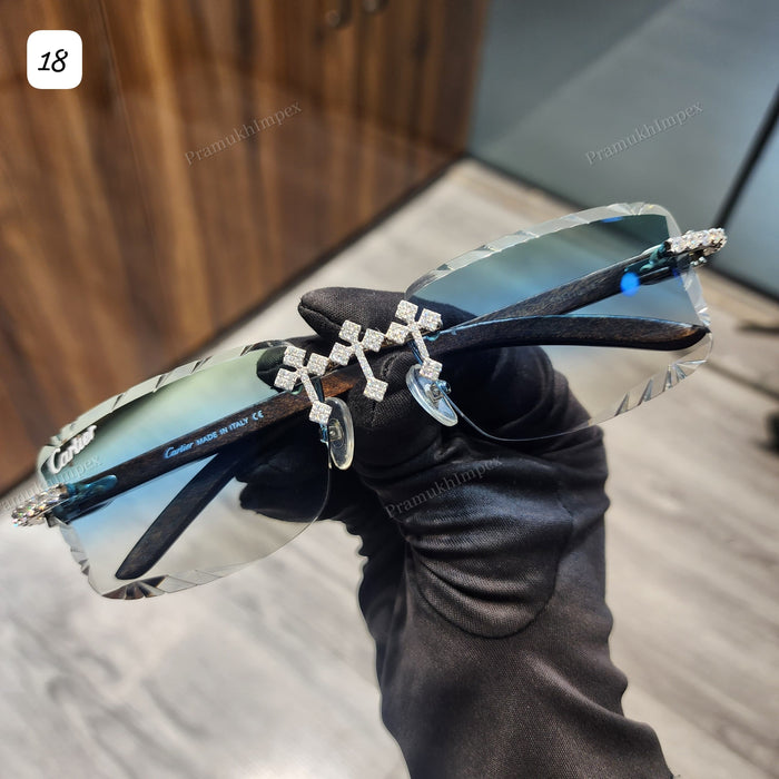 High Quality Moissanite Diamond Sunglasses