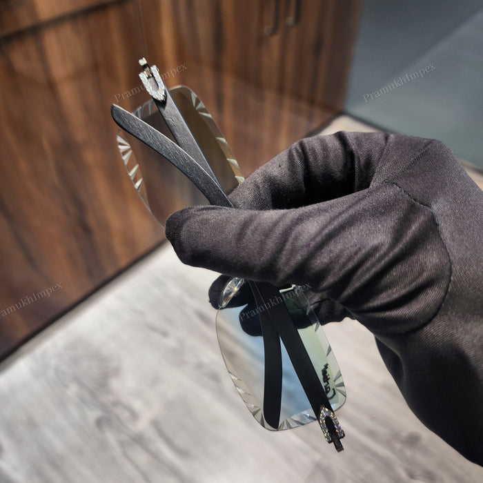 Hip Hop Moissanite Custom Sunglasses