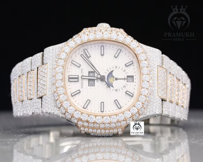 Patek Philippe Ice Out Moissanite Custom Watch
