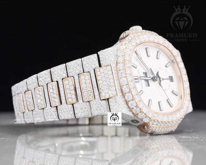 Patek iced out 2024 watch