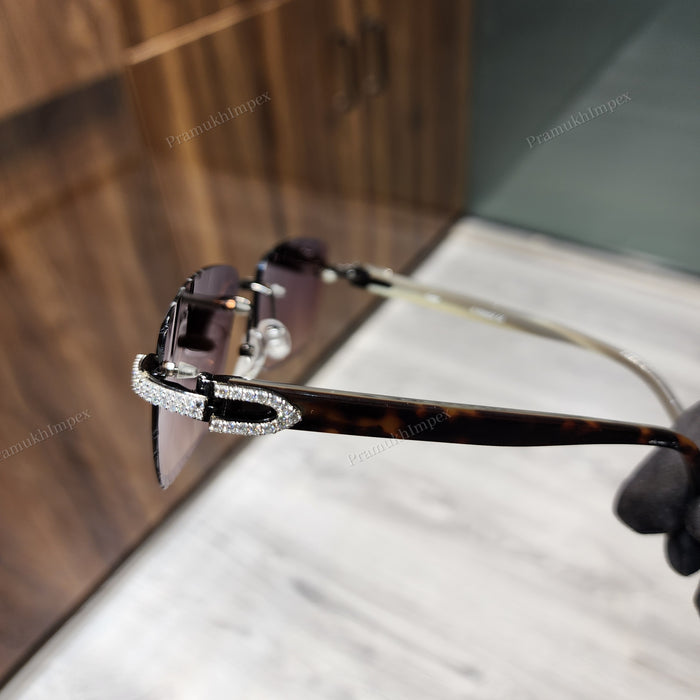 Top Quality Moissanite Studded Sunglasses