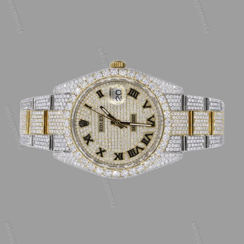 Hip Hop Moissanite Iced Out Watch