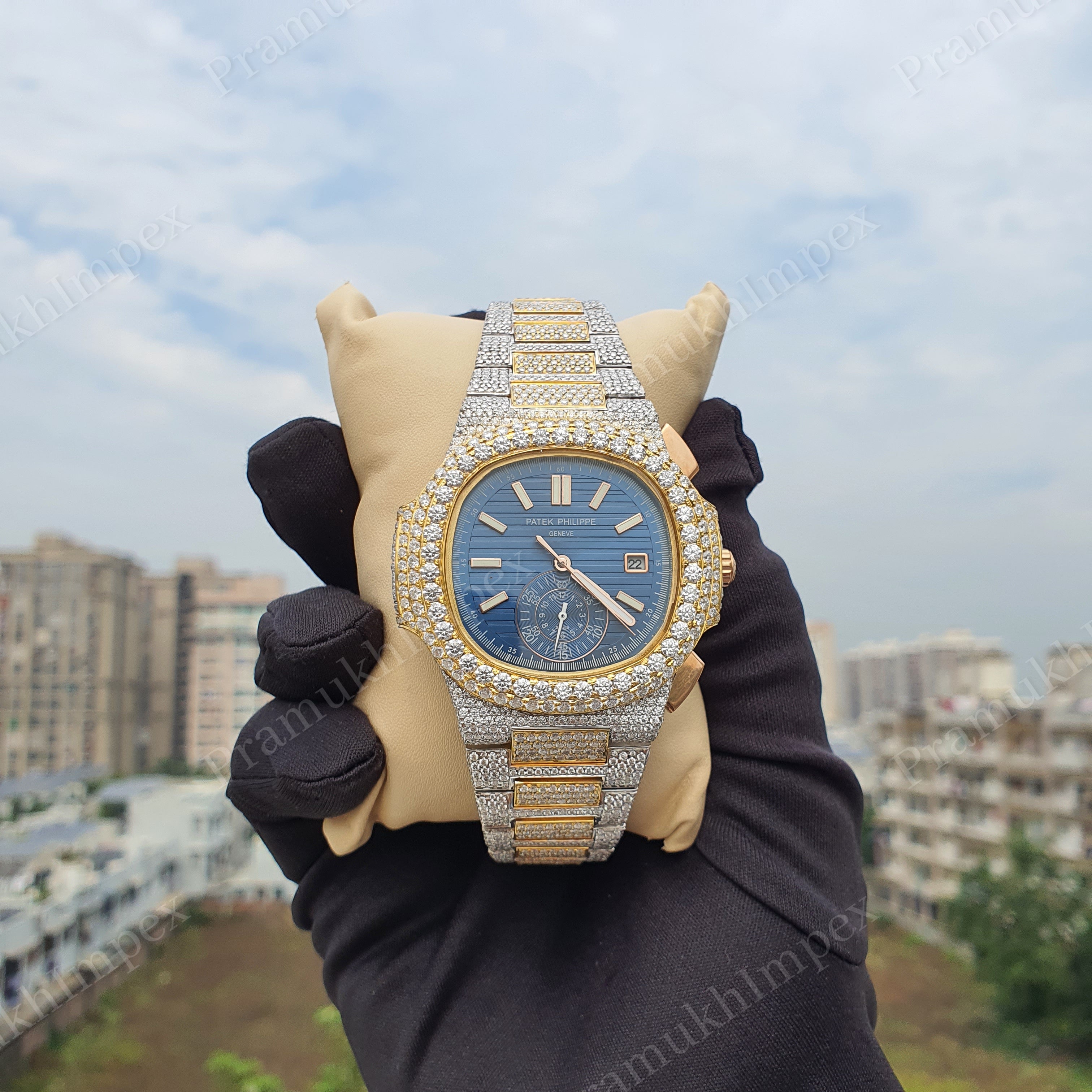 Moissanite Patek Philippe Patek Philippe Replica Watch Aquanaut