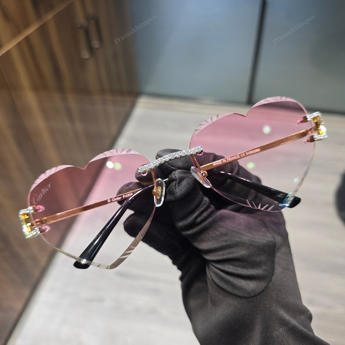 Light Brown Moissanite Sunglasses