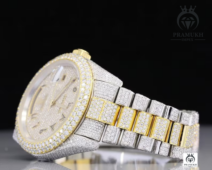 Rolex Moissanite Fully Ice Out Custom Watch