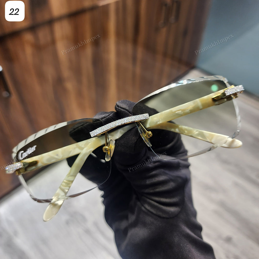 New Design Hip Hop Moissanite Sunglasses