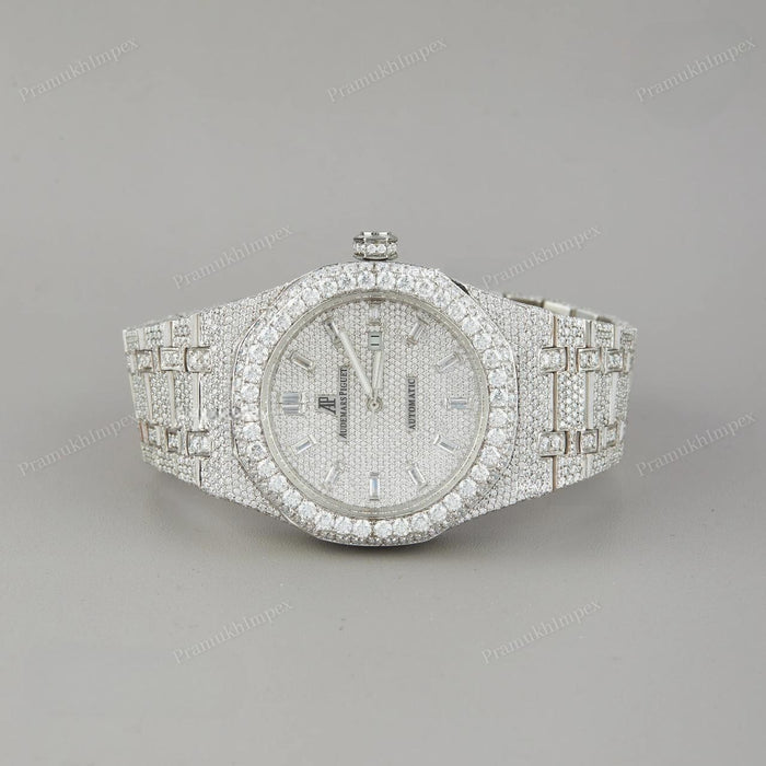 Iced Out Hip Hop Moissanite Watch