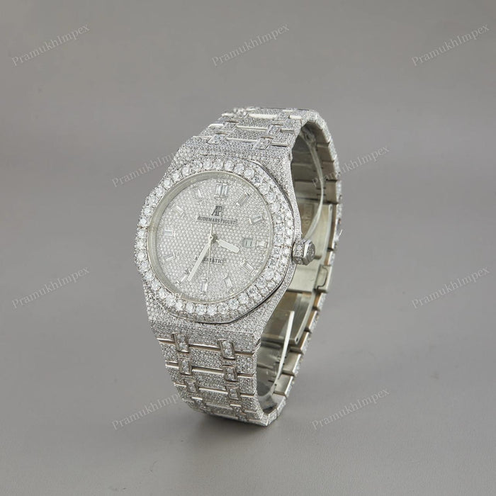 Iced Out Hip Hop Moissanite Watch
