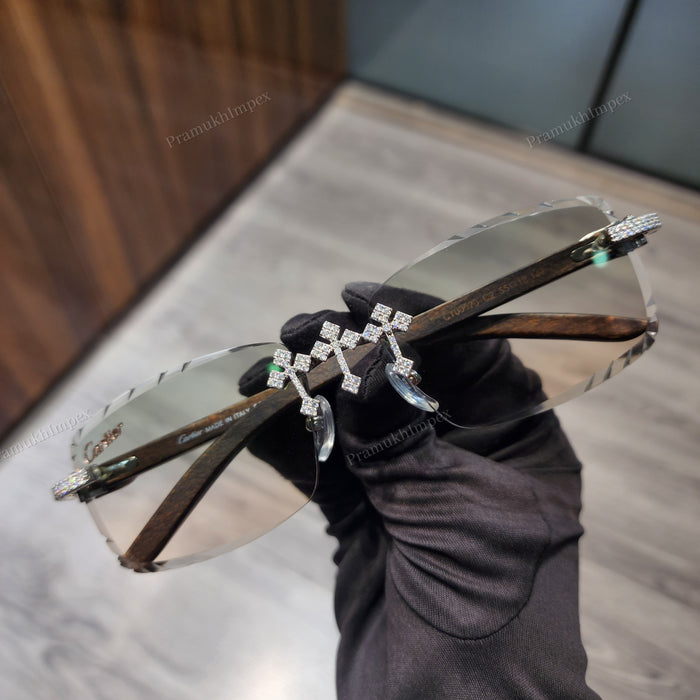 High Quality GRA Certified VVS Moissanite Hip Hop Sunglasses