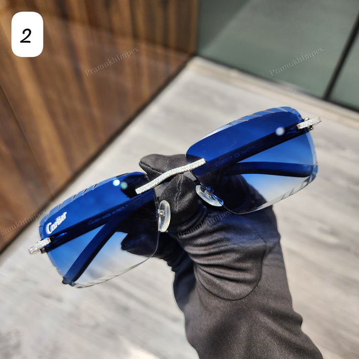 Moissanite Diamond Hip Hop Style Sunglasses