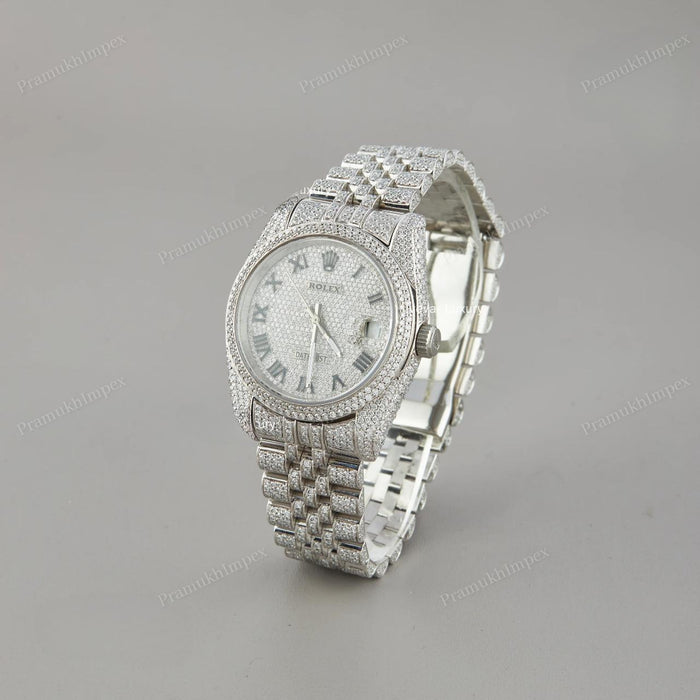 Moissanite Custom Handmade Watch