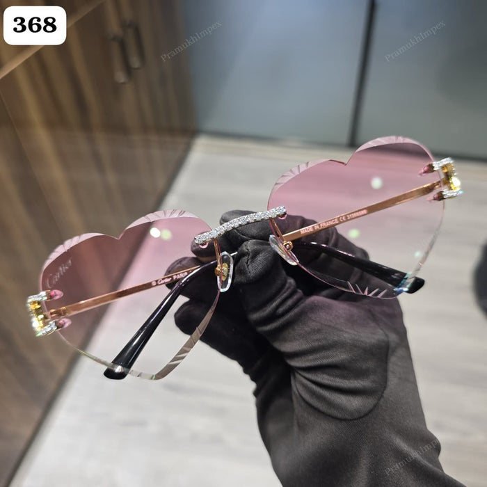 Light Brown Moissanite Sunglasses