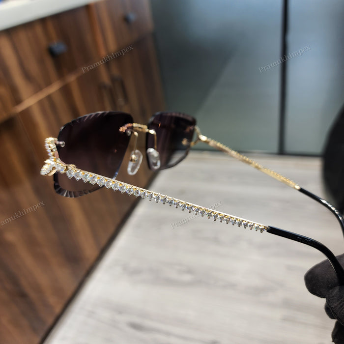 Moissanite Hip Hop Custom Sunglasses