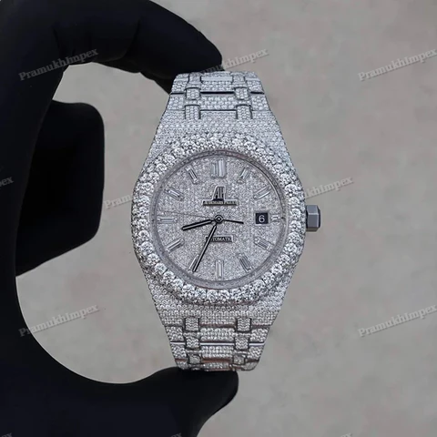 VVS Moissanite Custom Luxury AP Watch