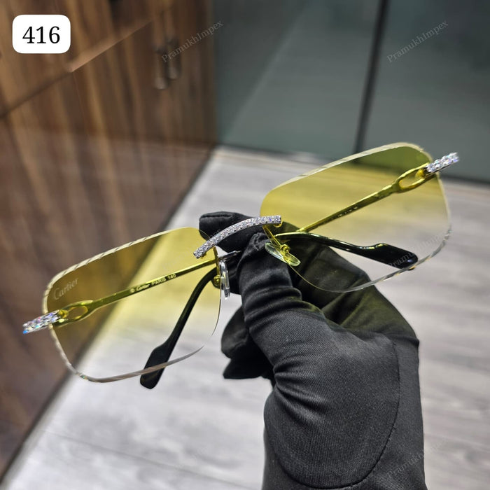 Luxury Moissanite Diamond Glasses For Men