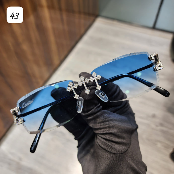 Moissanite Cross Sunglasses