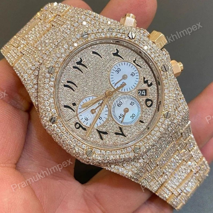 Moissanite Passes Diamond Tester Wrist Watch