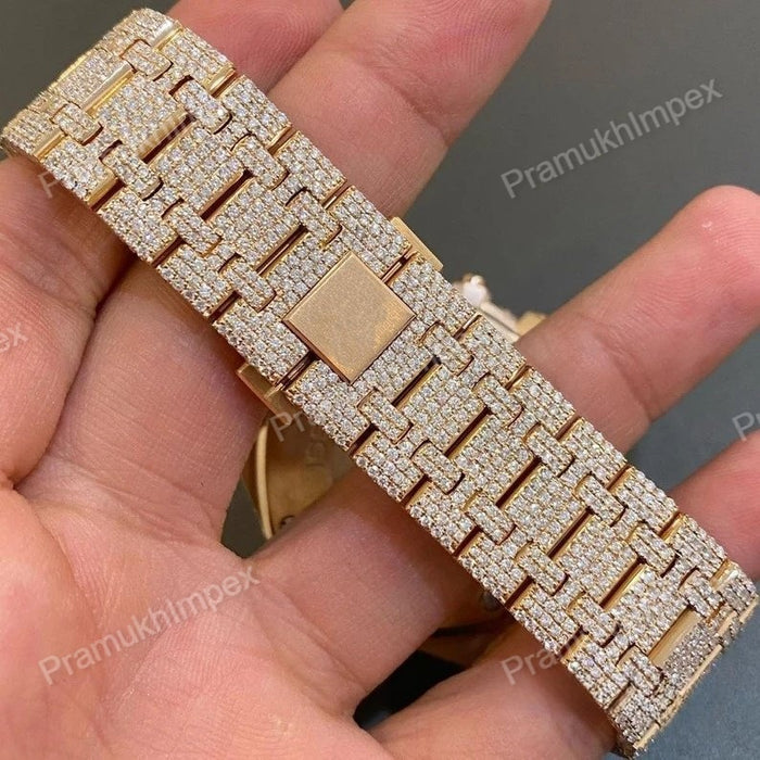 Moissanite Passes Diamond Tester Wrist Watch