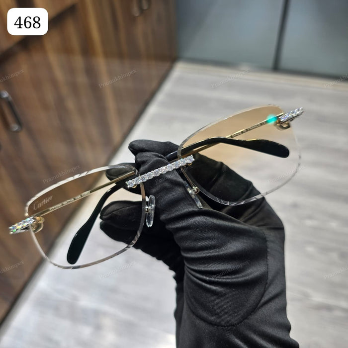 Champagne Tint Shade Moissanite Sunglasses