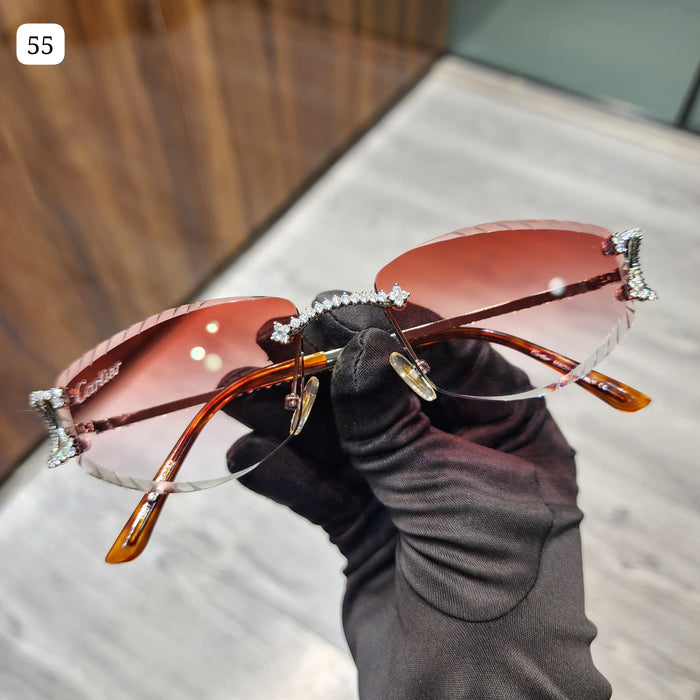 Hip Hop Iced Out Moissanite Sunglasses