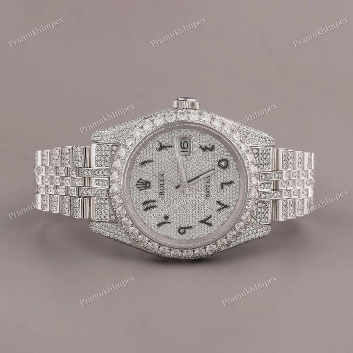 Moissanite Fully Iced Out Watch