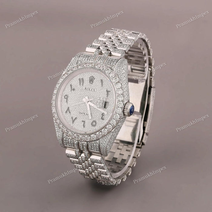 Moissanite Fully Iced Out Watch