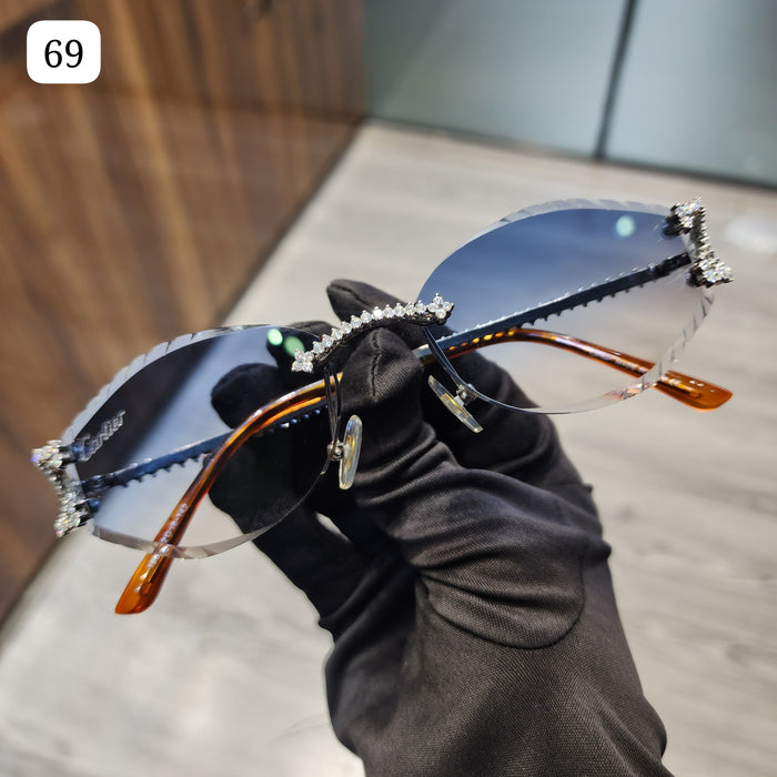 Luxurious Moissanite Diamond Sunglasses