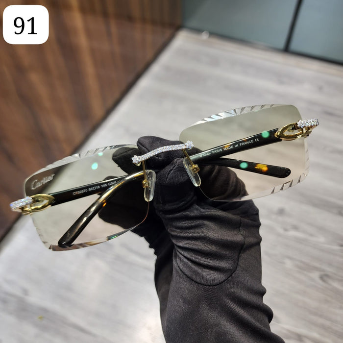 Moissanite Diamond Classic Sunglasses