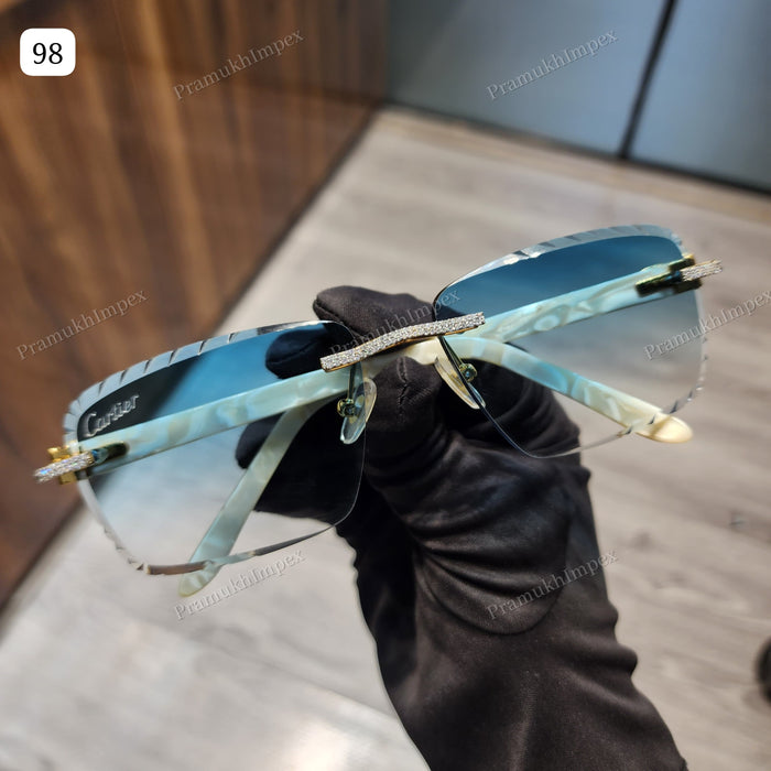 Moissanite Iced Out Custom Sunglasses