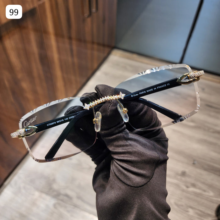 Iced Out Moissanite Sunglasses