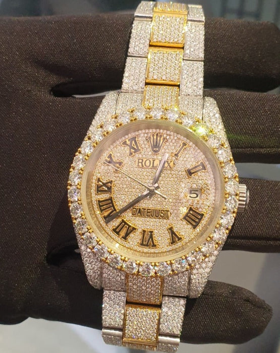 Rolex Moissanite Watch