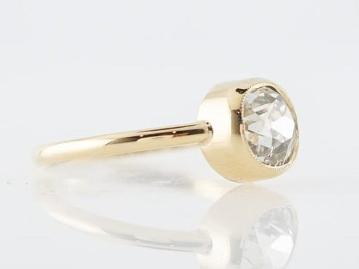 1.45CT old Mine Cushion Moissanite Engagement Ring unique diamond Art Deco wedding Celtic Bridal Anniversary gift rings