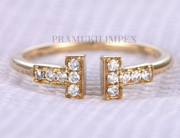 solid Rose Gold Statement Rings Unique Vintage Wedding Band Elegant Jewellery for engagement rings Art Deco Promise ring for Women on etsy - pramukhimpex