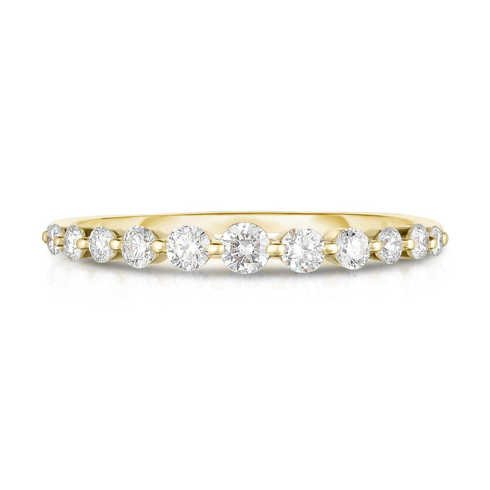 Minimalist Moissanite Engagement Ring Unique White Gold Moissanite Wedding Ring for Women 1.00MM Minimal Stacking Thin Ring Anniversary Gift - pramukhimpex